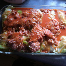 Baked Stuffed Cabbage Rolls