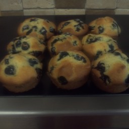 Blueberry Cream Muffins