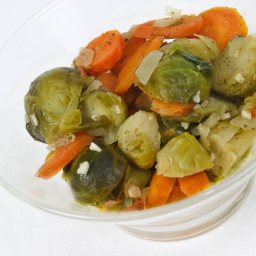 Carrots and Brussel Sprouts