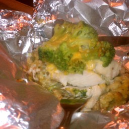 Foil-Pack Chicken and Broccoli Dinner (15)