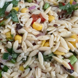 Orzo and vegetables