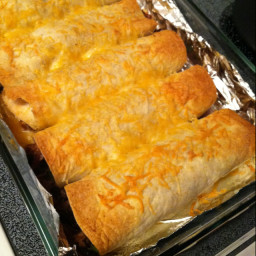 Oven Fried Chimichangas