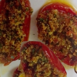 Stuffed Tomatoes with Olive Oil and Bread Crumbs