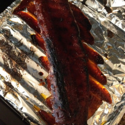Sweet and tender BBQ Baby Back Ribs (Easy clean up)