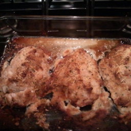 The World's Moistest Parmesan Crusted Baked Chicken