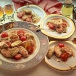 Turkey, Artichoke and Tomato Tapas
